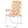 Set of 2 Webbed Folding Beach Chairs