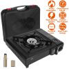 3300W Portable Camping Stove Butane Canister Dual Fuel Burner
