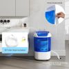 Portable Mini Semi-automatic Washing Machine with Spin Tub and Drain Hose 2.5 kg Capacity
