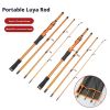 Travel Fishing Rods, 4-Pack, Spinning, Casting and Fly Fishing Models
