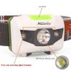 AloneFire HP30 3W Red White LED Lightweight Light; AAA Battery Headlamp