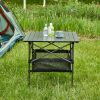 Square Folding Outdoor Table with Carrying Bag