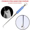 Blind Poking Fishhook Remover Deep Throat Stainless Steel Unhooking Deep Throat