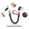 Climbing Button Carabiner Anti-Lost Spring Rope Outdoor