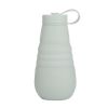 500ml Large Capacity Silicone Folding Water Bottle High Temperature Resistance