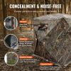 VEVOR Hunting Blind, 270Â° See Through Ground Blind, 2-3 Person Pop Up Deer Blind for Hunting with Carrying Bag, Portable Resilient Hunting Tent