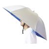 35 Inch Hands Free Foldable Anti UV Adjustable Umbrella Cap