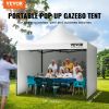 VEVOR 10x10 FT Pop up Canopy with Removable Sidewalls, Instant Canopies Portable Gazebo & Wheeled Bag, UV Resistant Waterproof