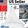 6/8/10/12/16FT Fishing Cast Net Bait Easy Throw Hand Cast Strong Nylon Mesh