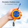 Portable Adjustable 26ft Travel Clothesline Camping Clothes Line
