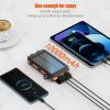 Solar Charger Portable Power Bank USB-C Port